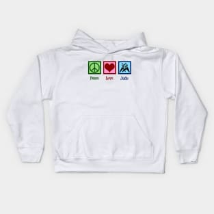 Peace Love Judo Kids Hoodie